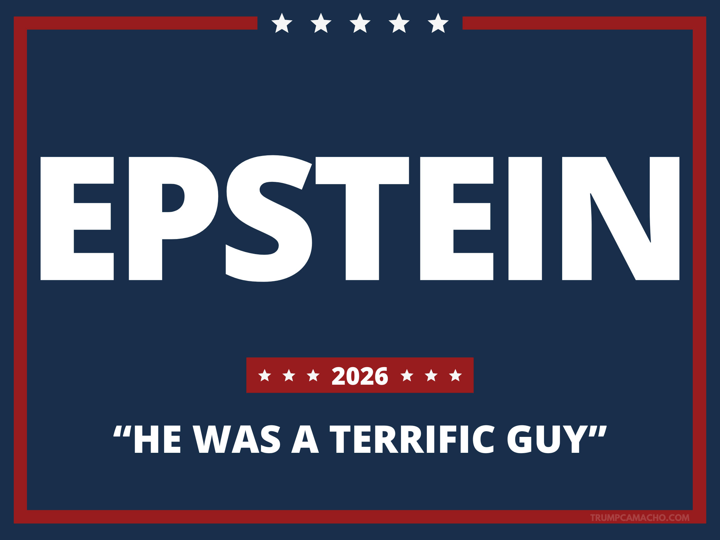 EPSTEIN: He was a terrific guy!